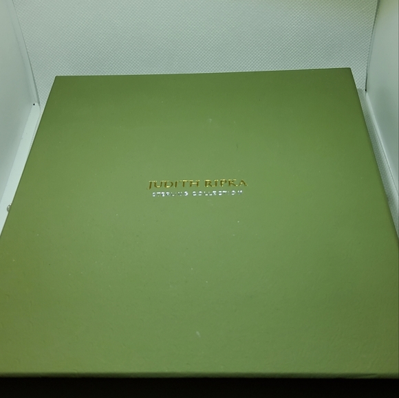 Judith Ripka Braided Necklace W/ Heart Charm - Picture 7 of 7